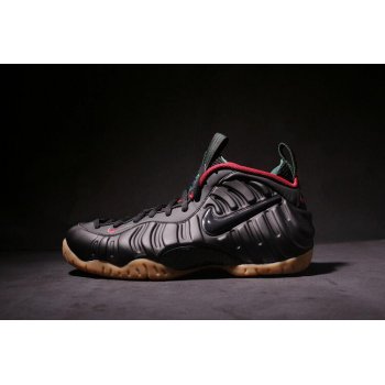 Nike Air Foamposite Pro Black Gorge Green-Gym Red-Metallic Gold 624041-004 Shoes